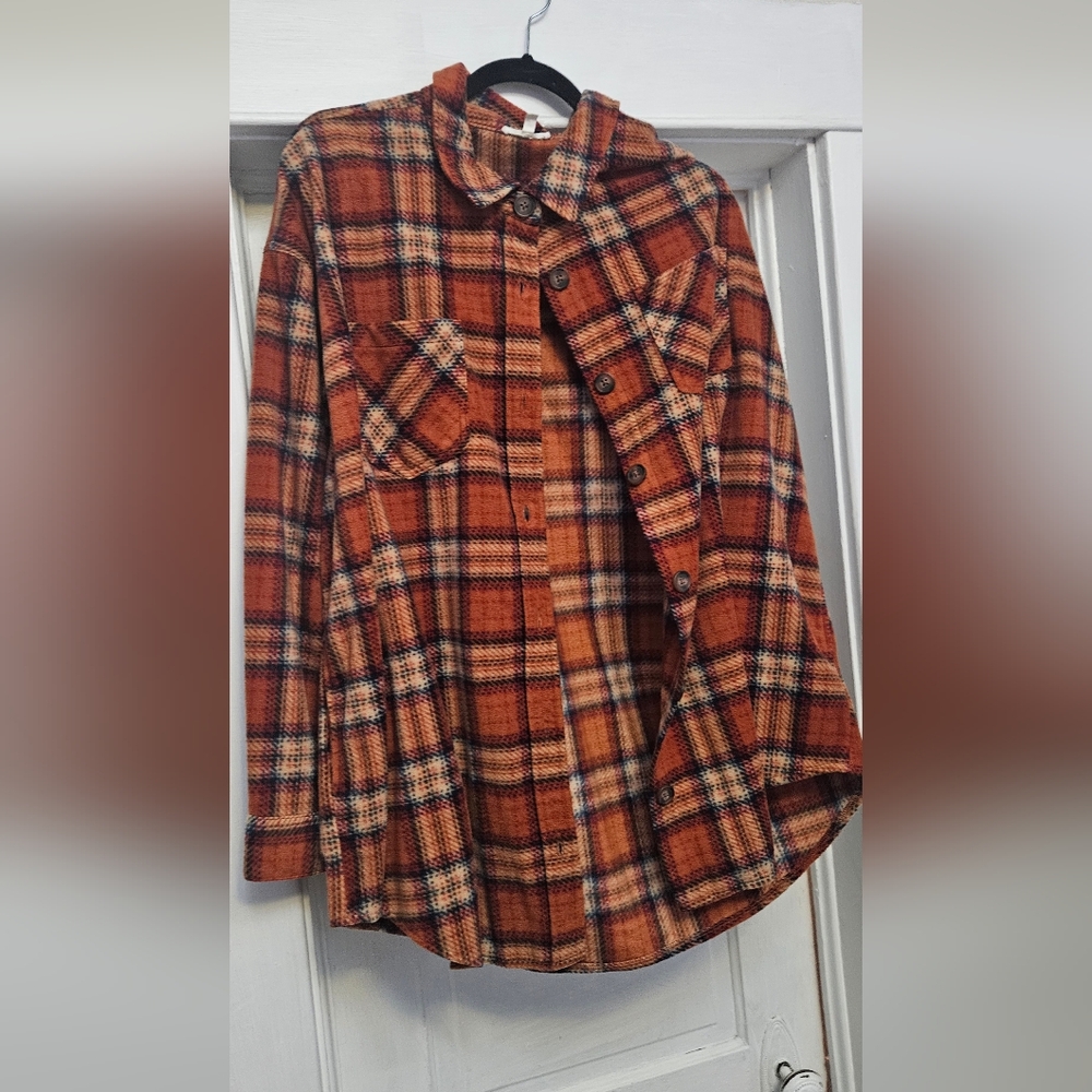 Maurices Multicolor Plaid Shacket